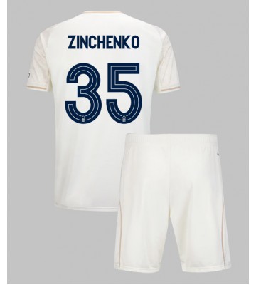 Nottingham Forest Oleksandr Zinchenko #35 Dětské Venkovní Dres 2025-26 Krátký Rukáv (+ trenýrky)
